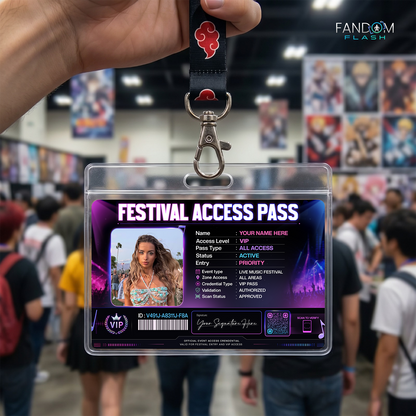 Festival Access Pass – Custom VIP Music Festival Badge