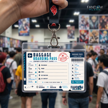 Baggage Boarding Pass – Travel Inspired Owner Contact Bag Tag