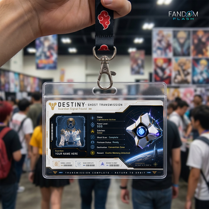 Ghost Transmission Card – Destiny Inspired Guardian Signal Badge