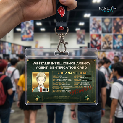 Westalis Intelligence Agency ID Card – Spy x Family Inspired Anime Photo ID