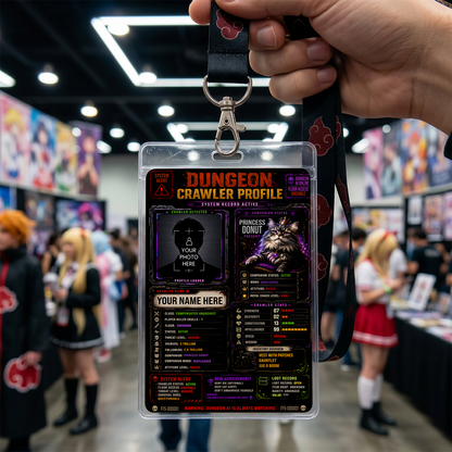 Dungeon Crawler Profile – Dungeon Crawler Carl Inspired System Record Card