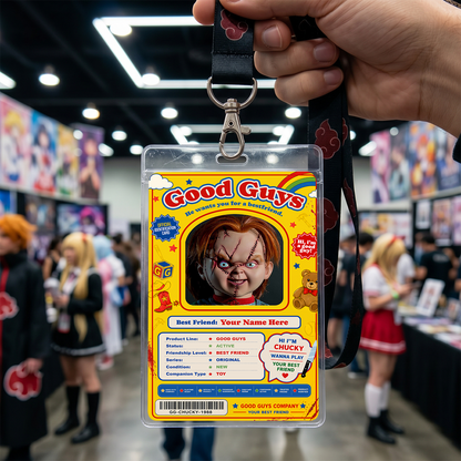 Good Guys Best Friend Card – Chucky Inspired Horror Photo ID