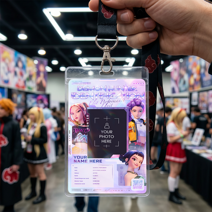 Demon Hunter Identification Card – KPop Demon Hunters Inspired Photo ID