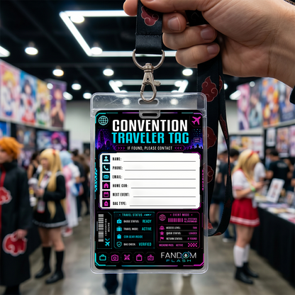 Convention Traveler Tag – Event Inspired Owner Contact Bag Tag