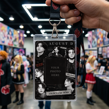 Fan Collage Card – Agust D Inspired Custom K-Pop Badge