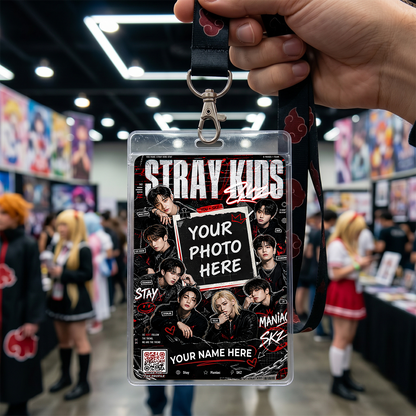 MANIAC Fan Profile Card – Stray Kids Inspired K-Pop Photo ID