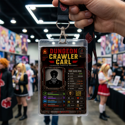 Dungeon Crawler Profile ID Card – Dungeon Crawler Carl Inspired Contestant Badge