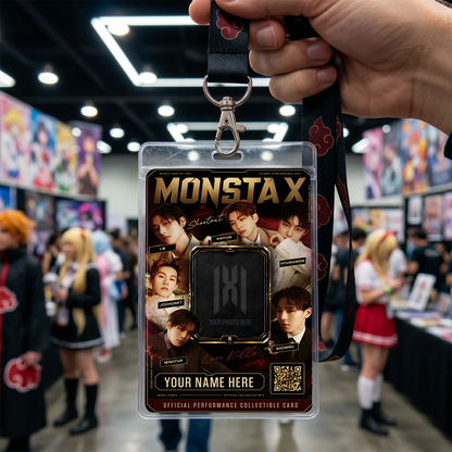 Performance Collectible Card – MONSTA X Inspired Custom K-Pop Badge