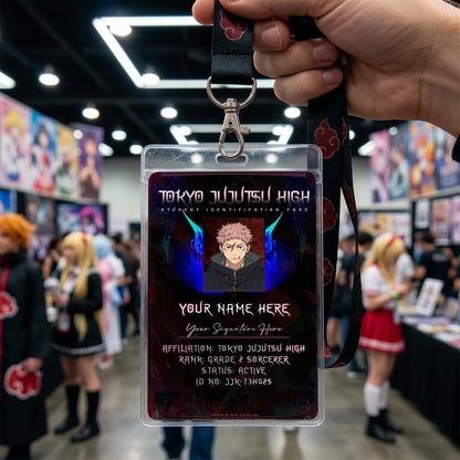 Sorcerer Student Badge – Jujutsu Kaisen Inspired Anime Photo ID