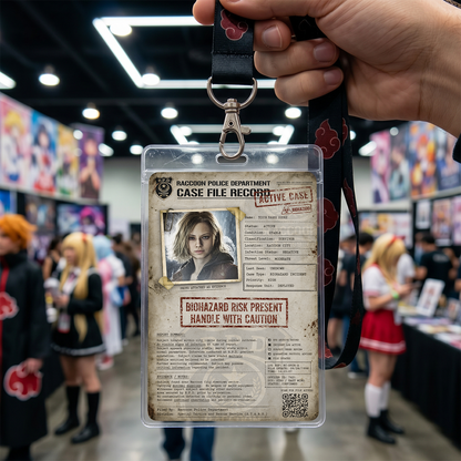 Raccoon Police Case File Card – Resident Evil Inspired Horror Record