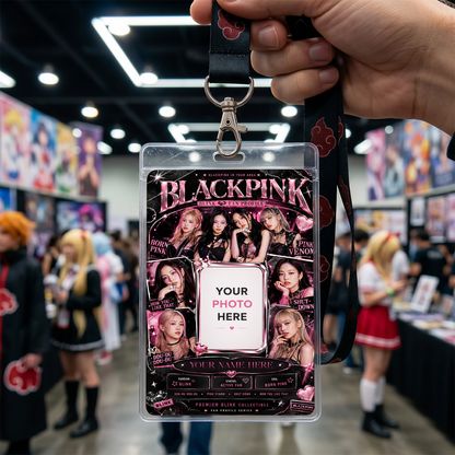 Pink Venom Fan Profile Card – BLACKPINK Inspired K-Pop Collectible ID