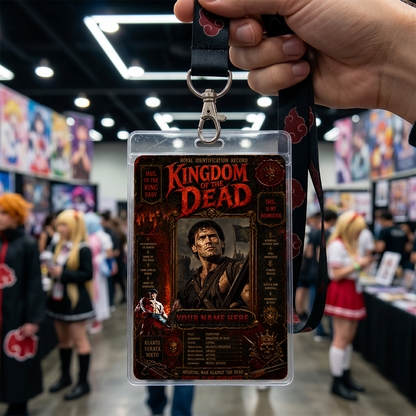 Kingdom of the Dead Badge – Army of Darkness Inspired Horror Photo ID