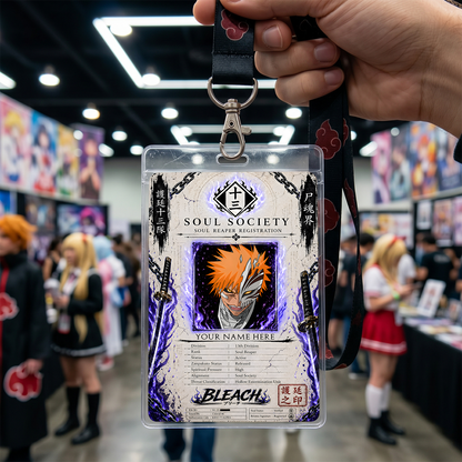 Soul Society ID Badge – Bleach Inspired Anime Photo ID