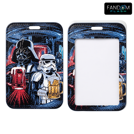 Star Wars Inspired Galactic Empire Badge Holder – Darth Vader & Stormtrooper ID Card Sleeve