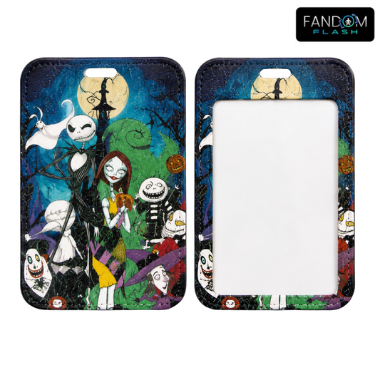 The Nightmare Before Christmas Inspired Badge Holder – Halloween Town ID Card Sleeve